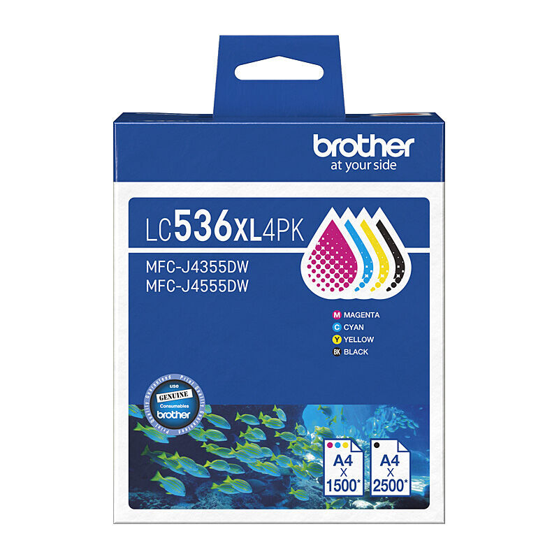 Brother LC536XL 4 Pack