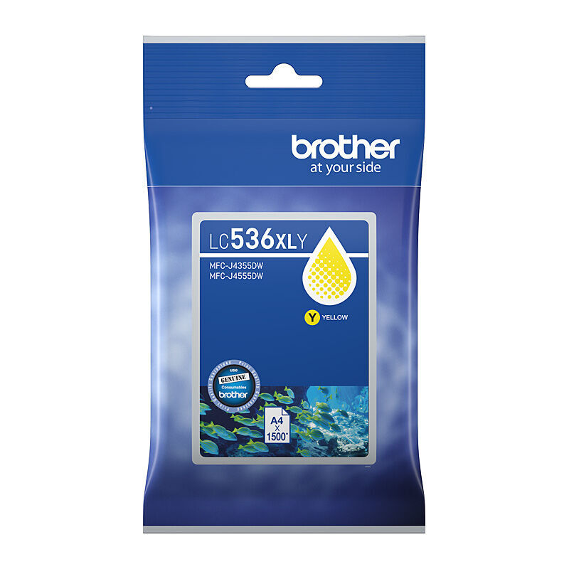 Brother LC536XLY Yellow Ink