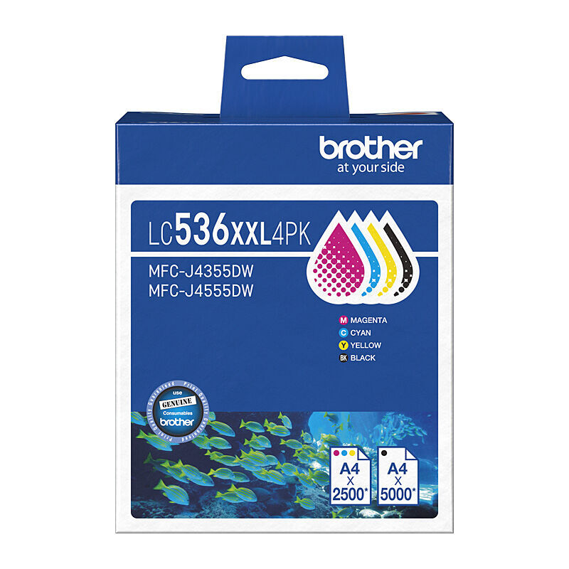 Brother LC536XXL 4 Pack