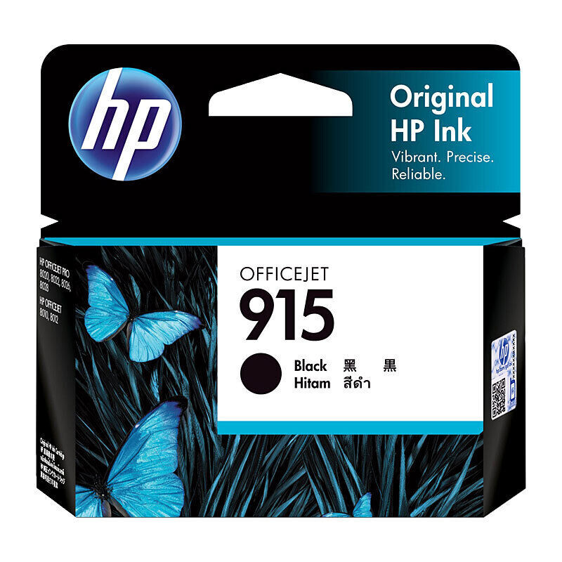 HP 915 Blk Originl Ink 3YM18AA