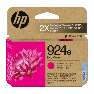 HP #924e Magenta Ink 4K0V8NA