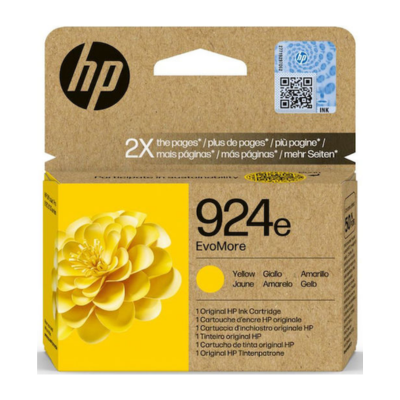 HP #924e Yellow Ink 4K0V9NA