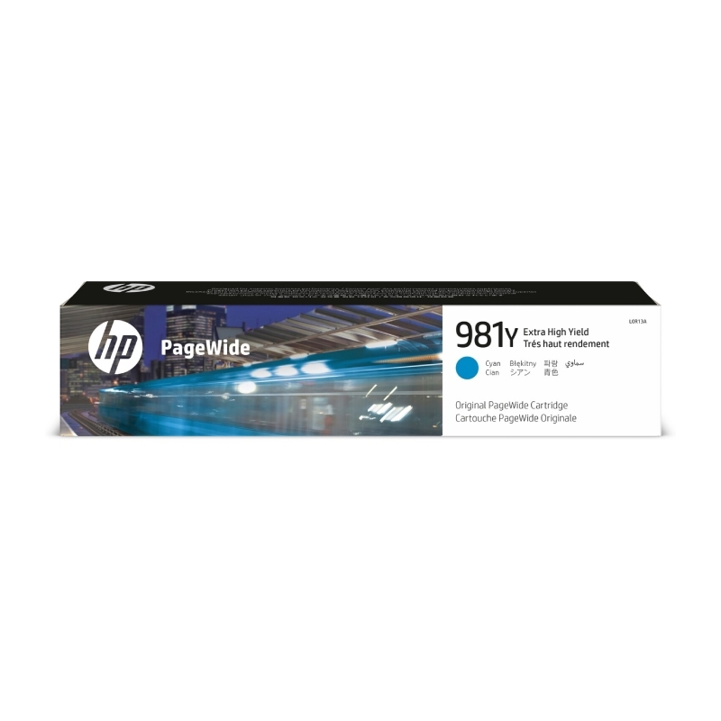 HP #981Y Cyan XHY Ink L0R13A