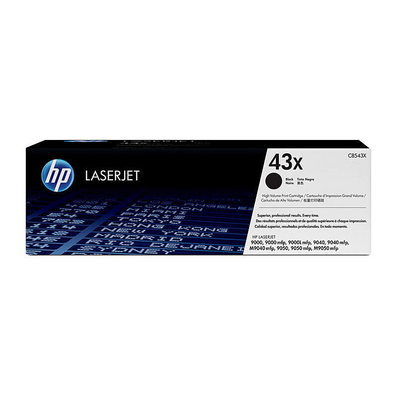 HP 43X HY Blk LJ Toner C8543X