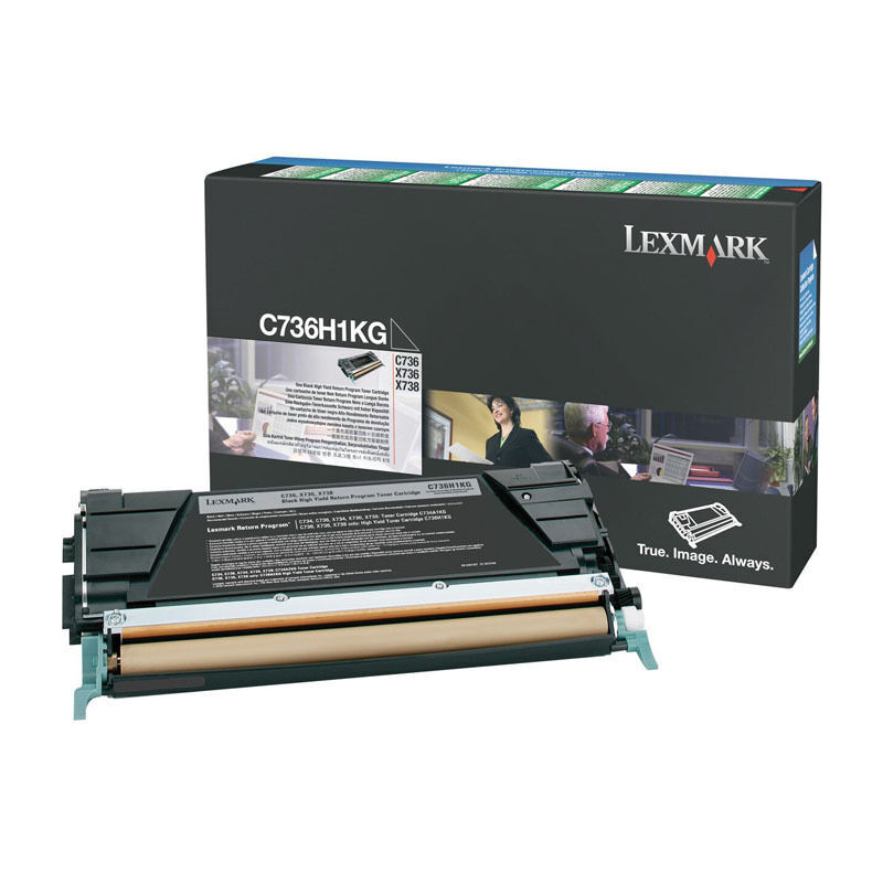 Lexm C736 Black HY Toner