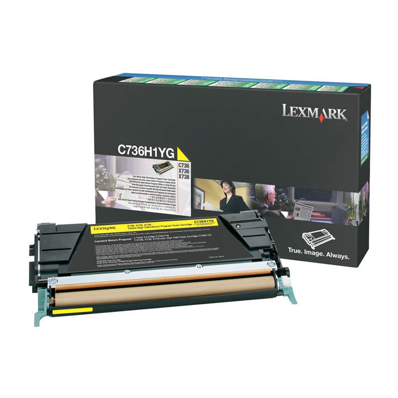 Lexm C736 Yellow HY Toner